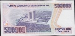 7.Emisyon 3.Tertip 500000 Lira E15 587906 Çilaltı