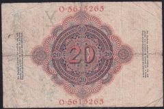 Almanya 20 Mark 1914 Çok Temiz