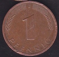 Almanya 1 Pfennig 1978 J