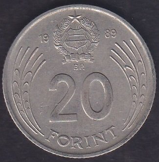 MACARİSTAN 20 FORİNT 1989