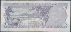 6.EMİSYON 2.TERTİP 5 LİRA K59 341328 ÇOK TEMİZ +
