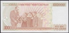 7.EMİSYON 3.TERTİP 100000 LİRA F20 067670 ÇİLALTI