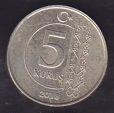2018 Yılı 5 Kuruş