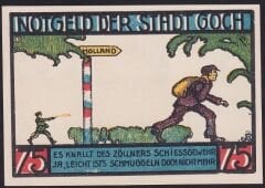 Almanya 75 Pfennig Notgeld 1922 Çil