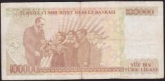 7.Emisyon 3.Tertip 100000 Lira G69 394375 Temiz