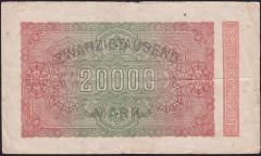 Almanya 20000 Mark 1923 Çok Temiz