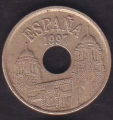 İspanya 25 Pesetas 1997