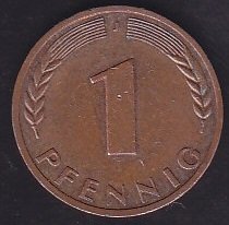 Almanya 1 Pfennig 1970 J