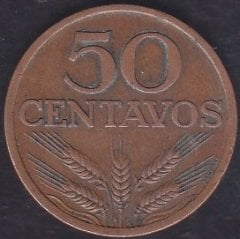PORTEKİZ 50 CENTAVOS 1972