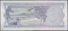 6.EMİSYON 2.TERTİP 5 LİRA K52 425600 ÇOK TEMİZ +