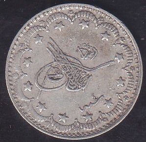 1327 / 4 REŞAT 5 KURUŞ GÜMÜŞ