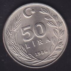 1986 Yılı 50 Lira