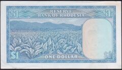 Rhodesia 1 Dolar 1978 Ççt Çilaltı ( Ortada Kat Yok ) Pick 34c