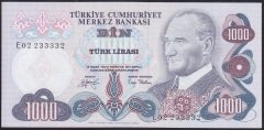6.EMİSYON 2.TERTİP 1000 LİRA E02 233332 ÇİLALTI ÇİL