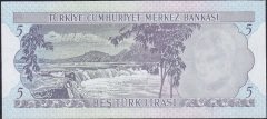 6.Emisyon 2.Tertip 5 Lira I85 165840 Çil