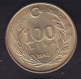1991 Yılı 100 Lira