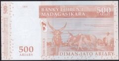 Madagaskar 500 Ariary 2004 Çil Pick 88b - A6687888