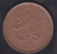 ÇEKOSLOVAKYA 10 KORUN 1993