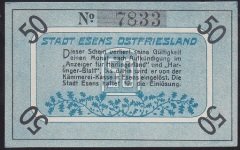 ALMANYA 50 PFENNİNG NOTGELD 1920 ÇİL