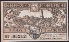 Almanya 75 Pfennig Notgeld 1921 Çil