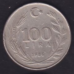 1986 Yılı 100 Lira