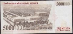 7.Emisyon 5 000 000 Lira K29 973881 Çok Temiz+
