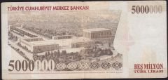 7.Emisyon 5 000 000 Lira K21 458791 Çok Temiz