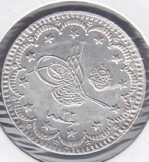1293 / 32 Abdulhamid 5 Kuruş Gümüş