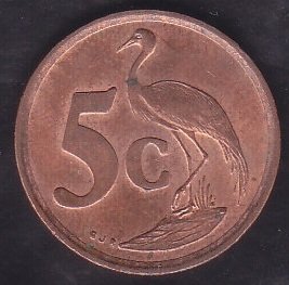 Güney Afrika 5 Cent 1997