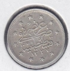1327 / 6 REŞAT 2 KURUŞ GÜMÜŞ
