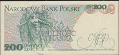 Polonya 200 Zloty 1988 Çilaltı Çil Pick 144c