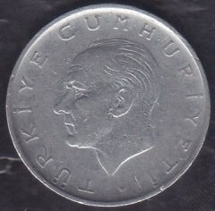 1963 Yılı 1 Lira Ters