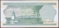 6.Emisyon 1.Tertip 10 Lira F11 237908 Ççt Çilaltı