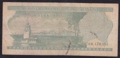 6.EMİSYON 1.TERTİP 10 LİRA F11 155006 TEMİZ