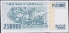 7.EMİSYON 3.TERTİP 250000 LİRA G16 186441 ÇİLALTI