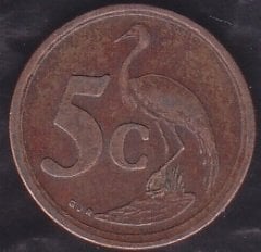 Güney Afrika 5 Cent 1990