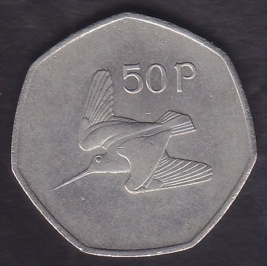 IRLANDA 50 PENNY 1999
