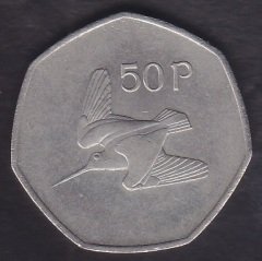 IRLANDA 50 PENNY 1999