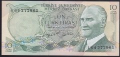 6.EMİSYON 2.TERTİP 10 LİRA L64 272961 ÇİLALTI ÇİL
