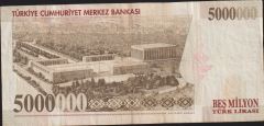 7.Emisyon 5 000 000 Lira I89 762292 Çok Temiz