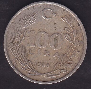 1988 Yılı 100 Lira