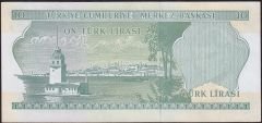 6.Emisyon 2.Tertip 10 Lira K09 080217 Çok Çok Temiz+