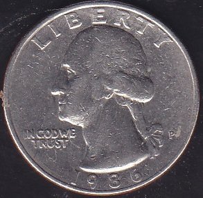 Amerika Çeyrek Dolar 1986 P