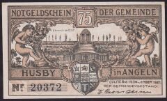 Almanya 75 Pfennig Notgeld 1921 Çil