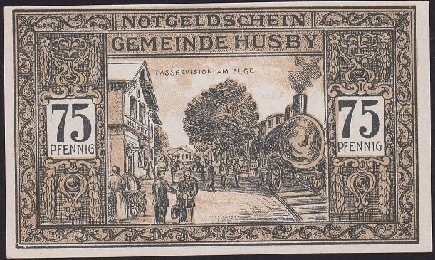 Almanya 75 Pfennig Notgeld 1921 Çil