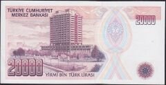 7.Emisyon 1.Tertip 20000 Lira F19 276077 Çilaltı