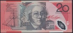Avustralya 20 Dolar Polymer 2002 Çil Pick59a