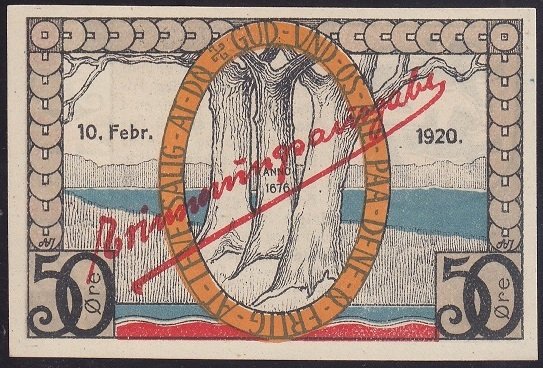 ALMANYA 50 ÖRE  NOTGELD 1921 ÇİL