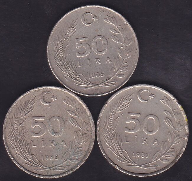 1985-86-87 Yılları 50 Lira