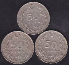 1985-86-87 Yılları 50 Lira